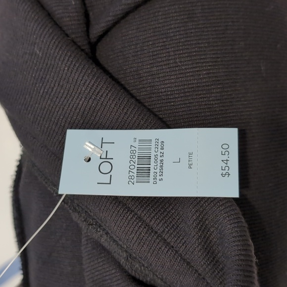 Loft: off the shoulder black sweater shirt - Picture 4 of 4